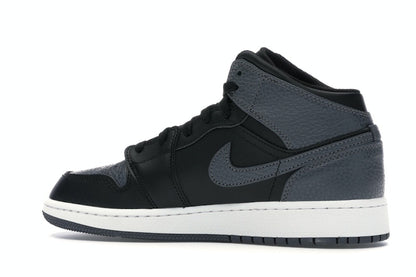 Jordan 1 Mid Black Dark Grey (GS)