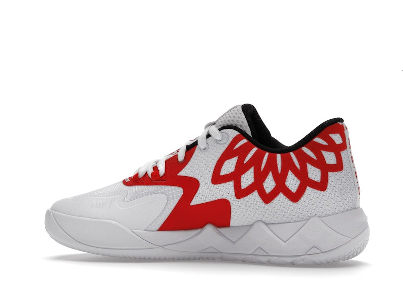 Puma LaMelo Ball MB.01 Lo Team Colors White High Risk Red