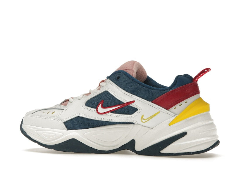 Nike M2K Tekno Blue Force Summit White Chrome Yellow (Women's)