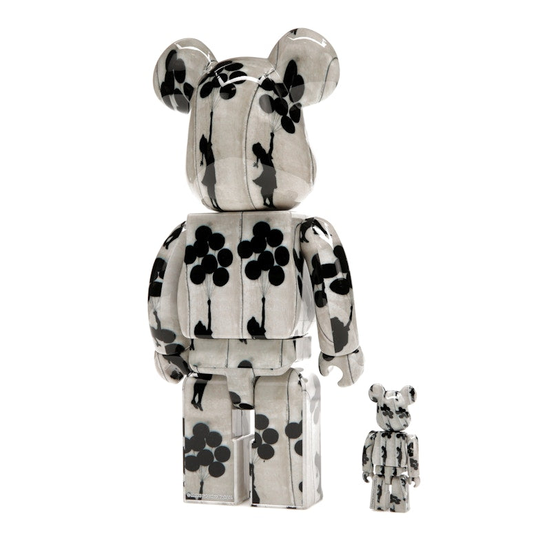 Bearbrick Flying Balloons Girl 100% & 400% Set