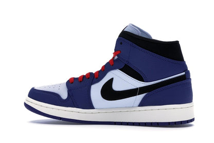 Jordan 1 Mid Deep Royal Blue Black