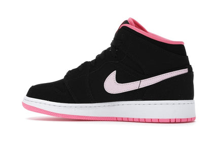 Jordan 1 Mid Black Digital Pink (GS)