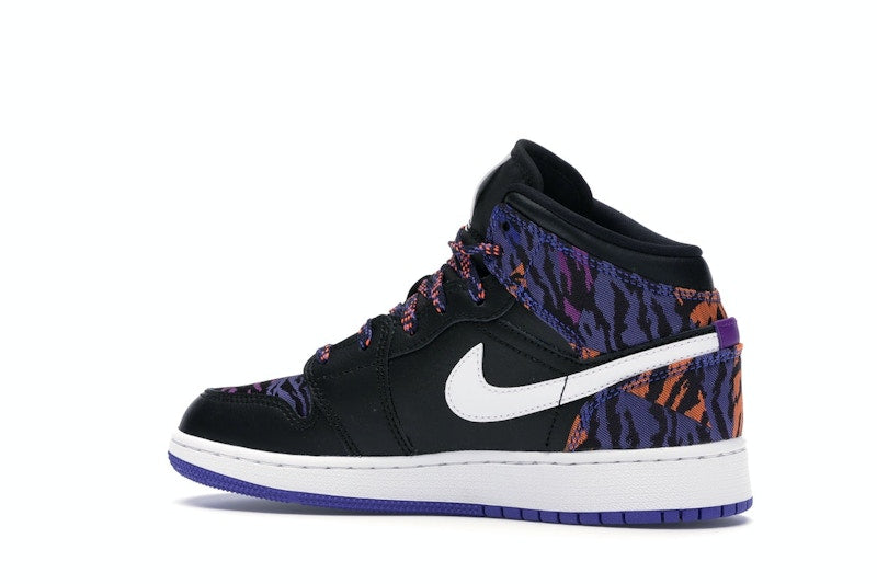 Jordan 1 Mid Multi-Color Tiger Stripe (GS)