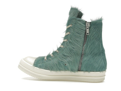 Rick Owens Strobe High Pony Hair Aqua
