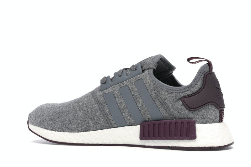 adidas NMD R1 Wool Grey Four Maroon