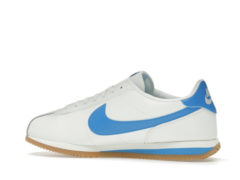 Nike Cortez Leather Sail Gum Yellow Light Photo Blue