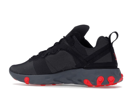 Nike React Element 55 Black Solar Red (Women's)