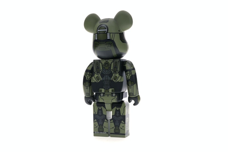 Bearbrick Halo Master Chief 400% Green