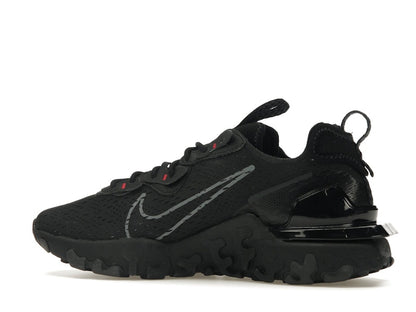 Nike React Vision Black Grey Swoosh