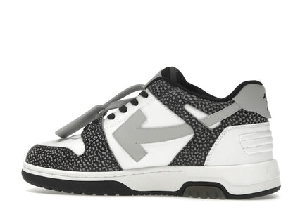 OFF-WHITE Out Of Office OOO Low Tops Black Grey with Dots
