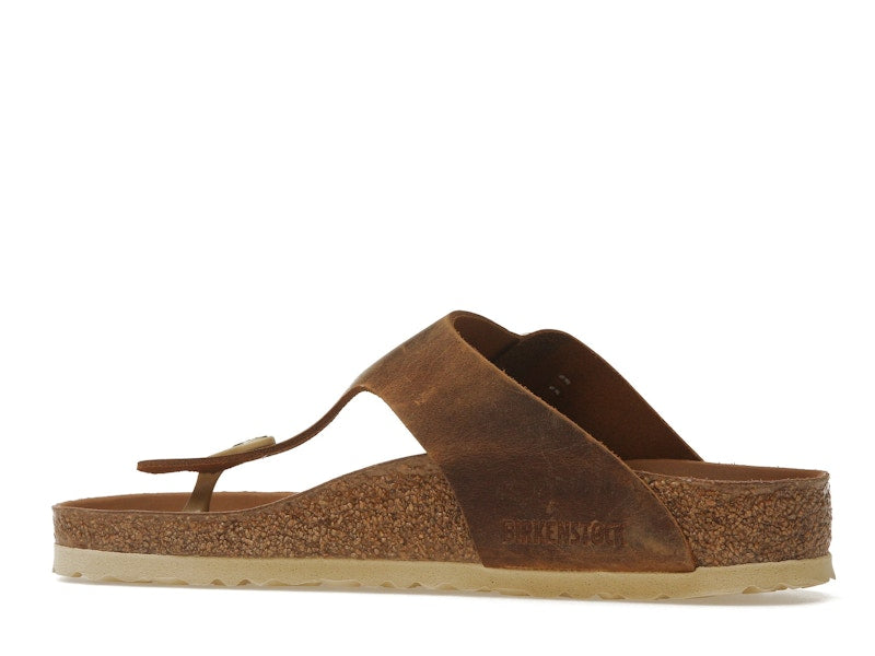 Birkenstock Gizeh Big Buckle Oiled Nubuck Cognac (Women's)