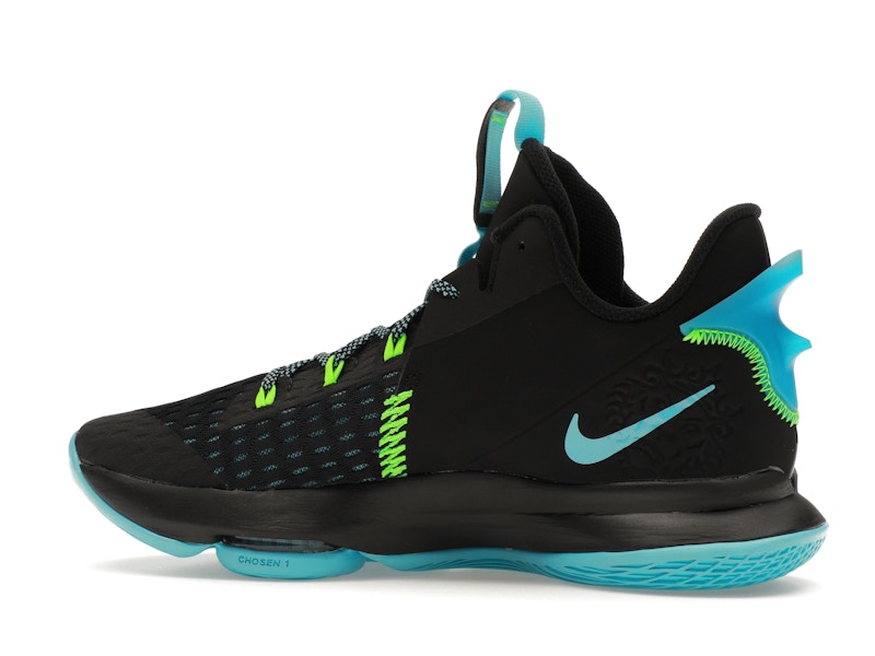 Nike LeBron Witness 5 Black Light Blue Fury