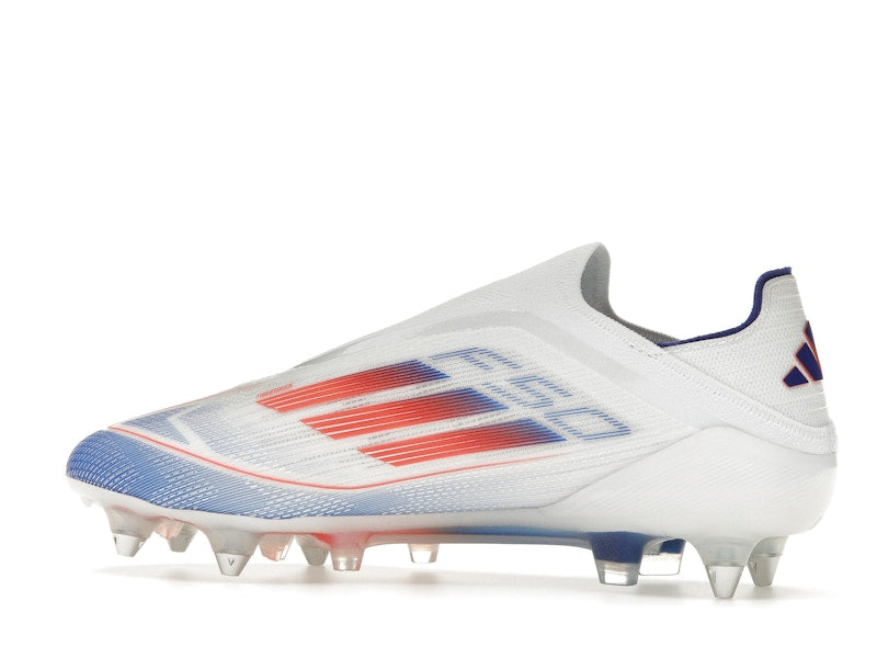 adidas F50 Elite Laceless SG Cloud White Solar Red Lucid Blue