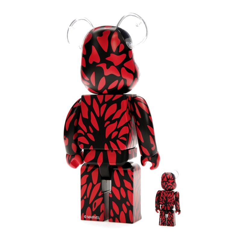 Bearbrick x Marvel Carnage 100% & 400% Set