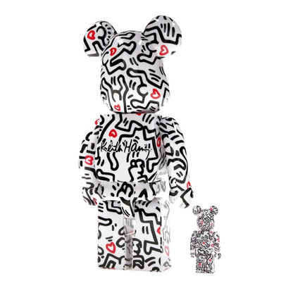 Bearbrick Keith Haring #8 100% & 400% Set