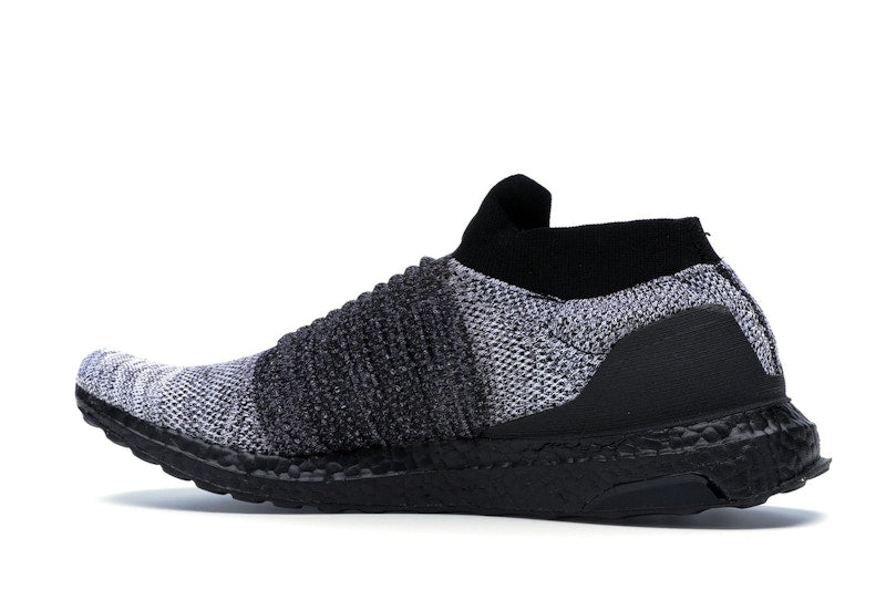 adidas Ultra Boost Laceless Mid Black Oreo