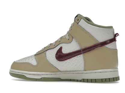 Nike Dunk High Tumbled Tan White Brown (Women's)