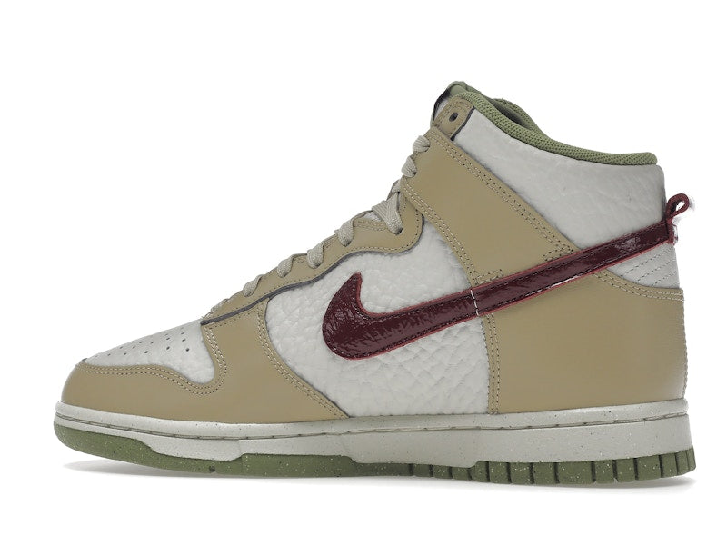 Nike Dunk High Tumbled Tan White Brown (Women's)