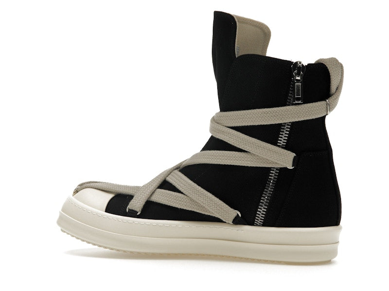 Rick Owens DRKSHDW Hexa High Black Pearl Milk Fat Lace