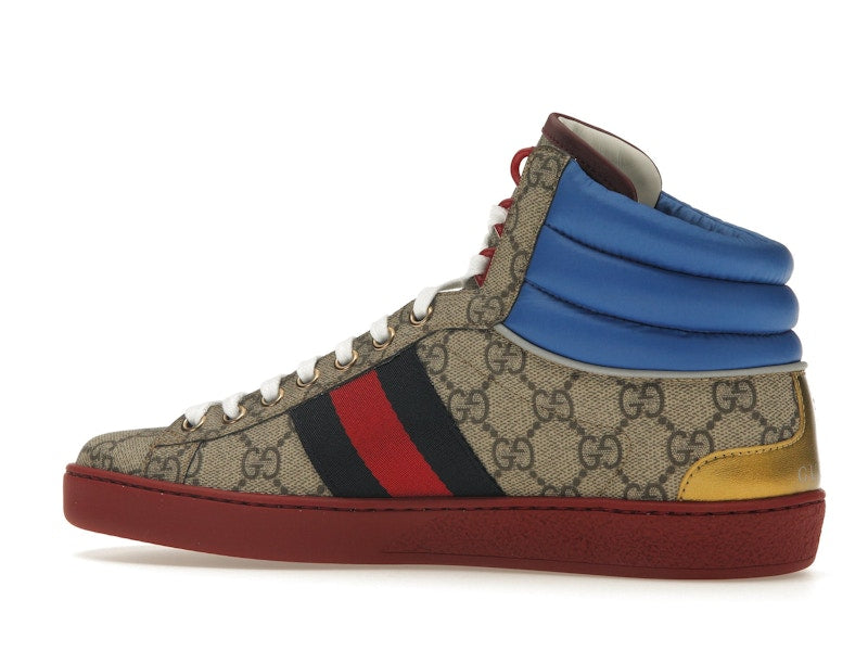 Gucci Ace GG High Top Beige Ebony