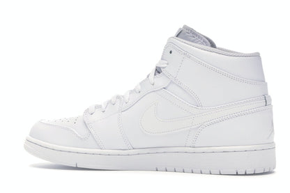 Jordan 1 Mid White/Pure Platinum