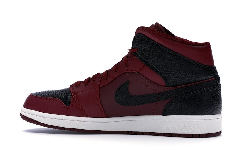 Jordan 1 Retro Mid Team Red Black