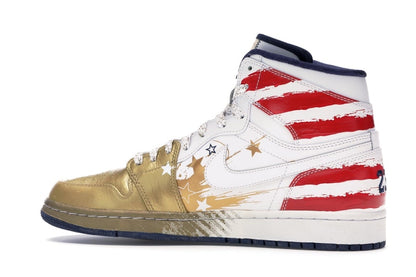 Jordan 1 Retro Dave White Wings For the Future Gold