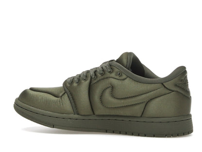 Jordan 1 Low Method of Make Satin Medium Olive (Women's)