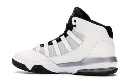Jordan Max Aura White Metallic Silver Black