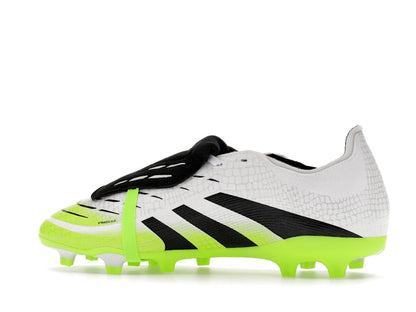 adidas Predator League Fold-Over Tongue FG/MG Cloud White Core Black Lucid Lemon