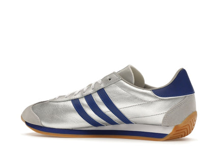 adidas Country OG Matte Silver Bright Blue Cloud White