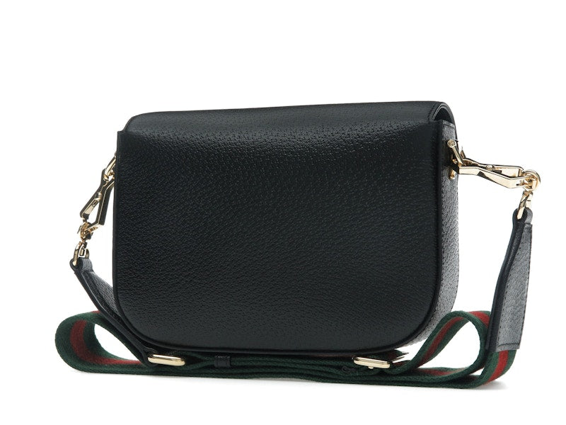 Gucci x adidas Horsebit 1955 Shoulder Bag Black/White