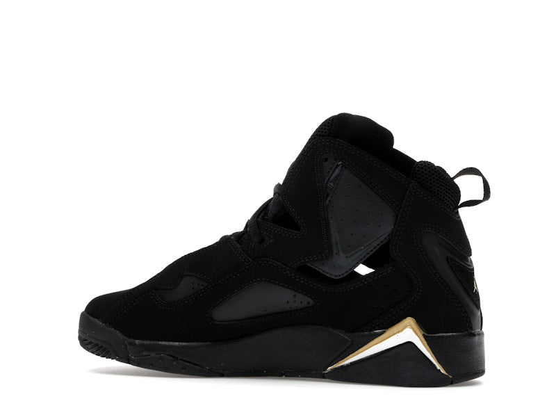 Jordan True Flight Black Metallic Gold White (GS)