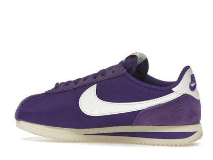 Nike Cortez Textile Field Purple Alabaster Safety Orange Summit White (Women's)