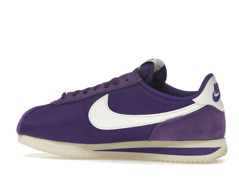 Nike Cortez Textile Field Purple Alabaster Safety Orange Summit White (Women's)