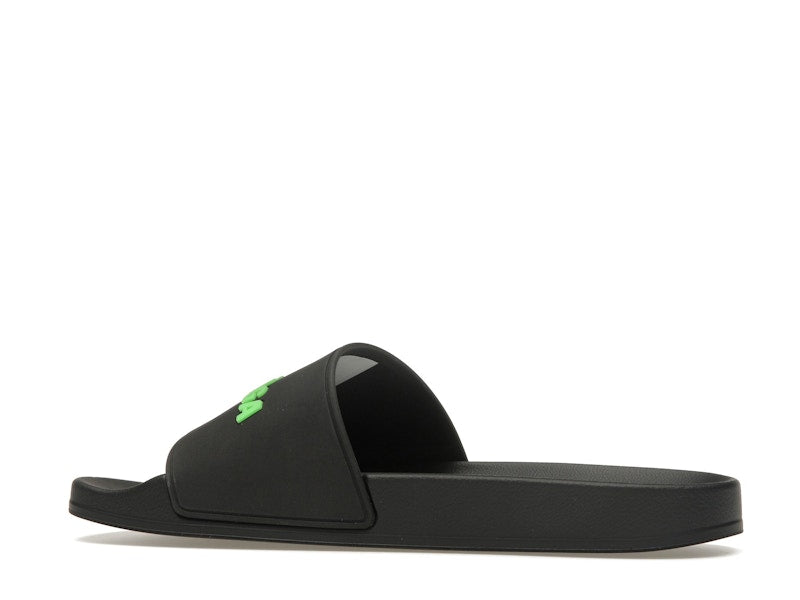 Balenciaga Pool Slide Black Fluo Green (Women's)