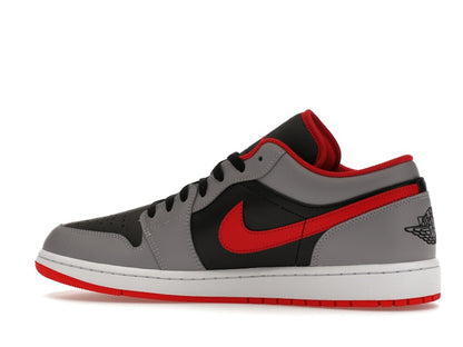 Jordan 1 Low Black Light Smoke Grey Gym Red