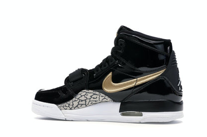 Jordan Legacy 312 Black Gold Patent (GS)
