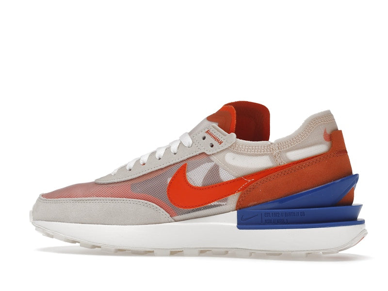 Nike Waffle One Pearl White Game Royal Rush Orange (Women's)