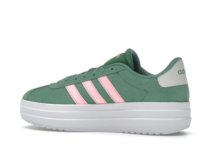 adidas VL Court Bold Preloved Green Pink Spark Ivory (Women's)