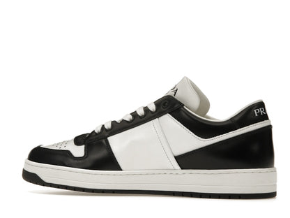 Prada Downtown Low Top Sneakers Leather White Black