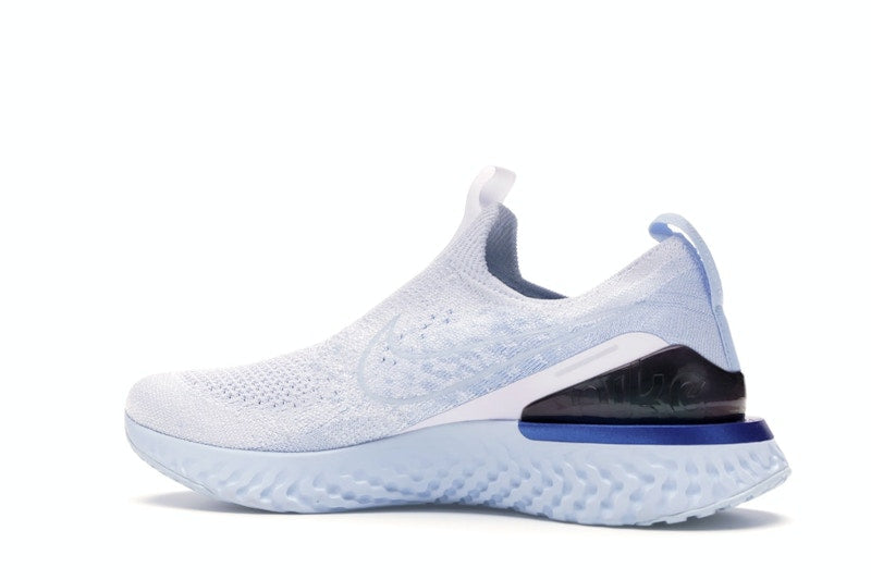 Nike Epic Phantom React Flyknit White Hydrogen Blue (Women's)