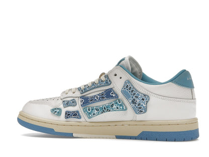 AMIRI Skel Top Low Bandana White Light Blue