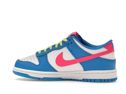 Nike Dunk Low Photo Blue White Light Lemon Twist Hyper Pink (GS)