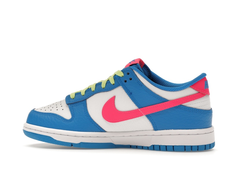 Nike Dunk Low Photo Blue White Light Lemon Twist Hyper Pink (GS)