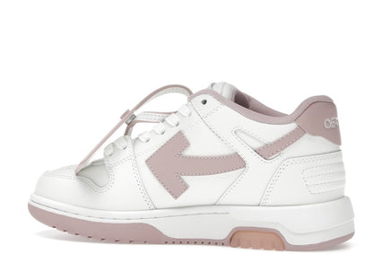OFF-WHITE Out Of Office OOO Low Tops White Pink (Women's)