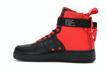 Nike SF Air Force 1 Mid Habanero Red Black