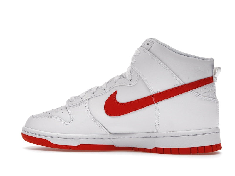 Nike Dunk High White Picante Red