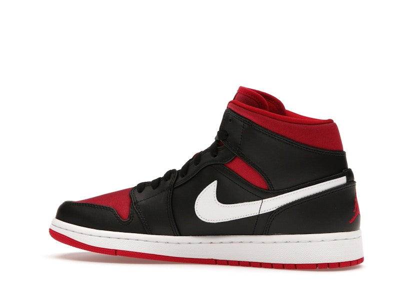 Jordan 1 Mid Black Gym Red White
