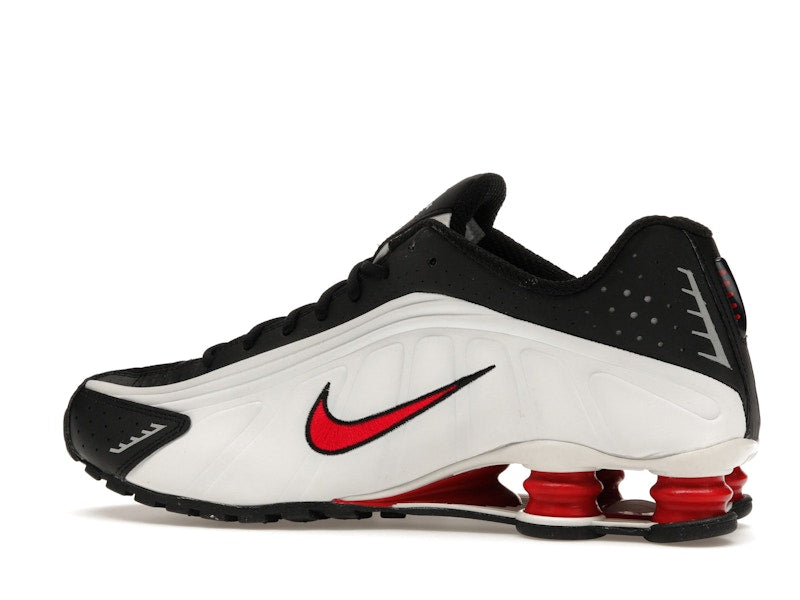 Nike Shox R4 Platinum Tint University Red Black